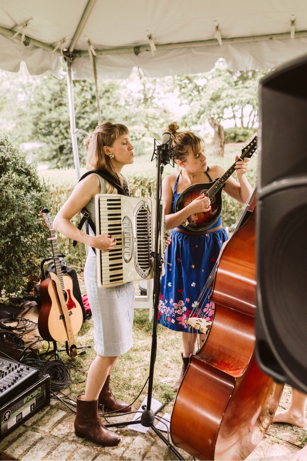 ceremony details at southern family farm wedding