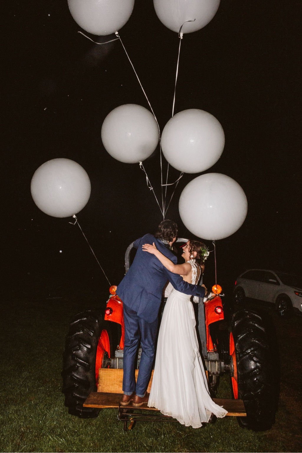 Southern barn wedding reception