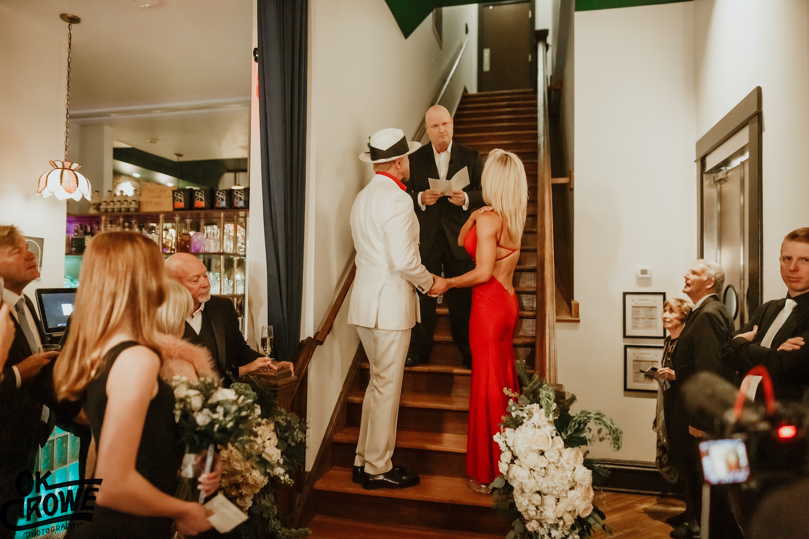 Diamond Dallas Page's surprise wedding to Payge McMahon at The Dwell Hotel in downtown Chattanooga