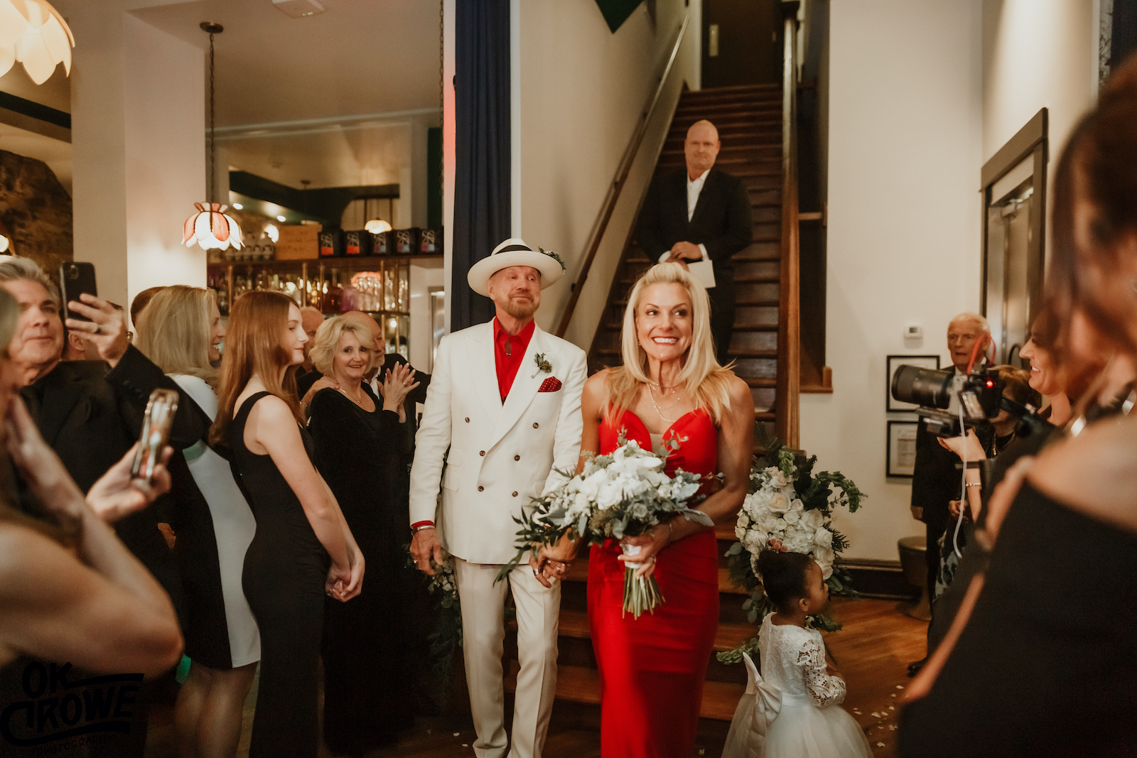 Diamond Dallas Page's surprise wedding to Payge McMahon at The Dwell Hotel in downtown Chattanooga