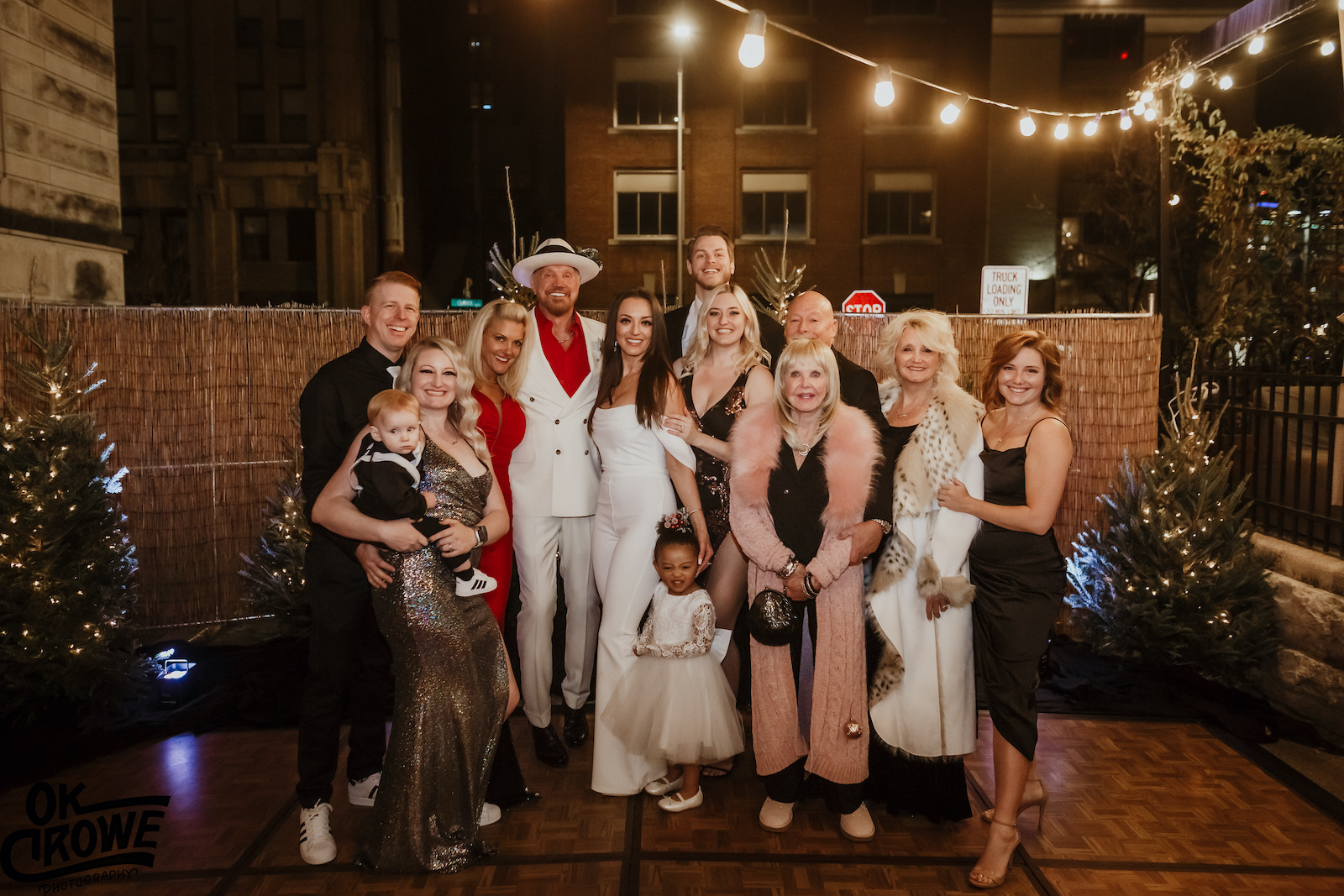 wedding guests at The Dwell Hotel in downtown Chattanooga, Tennessee