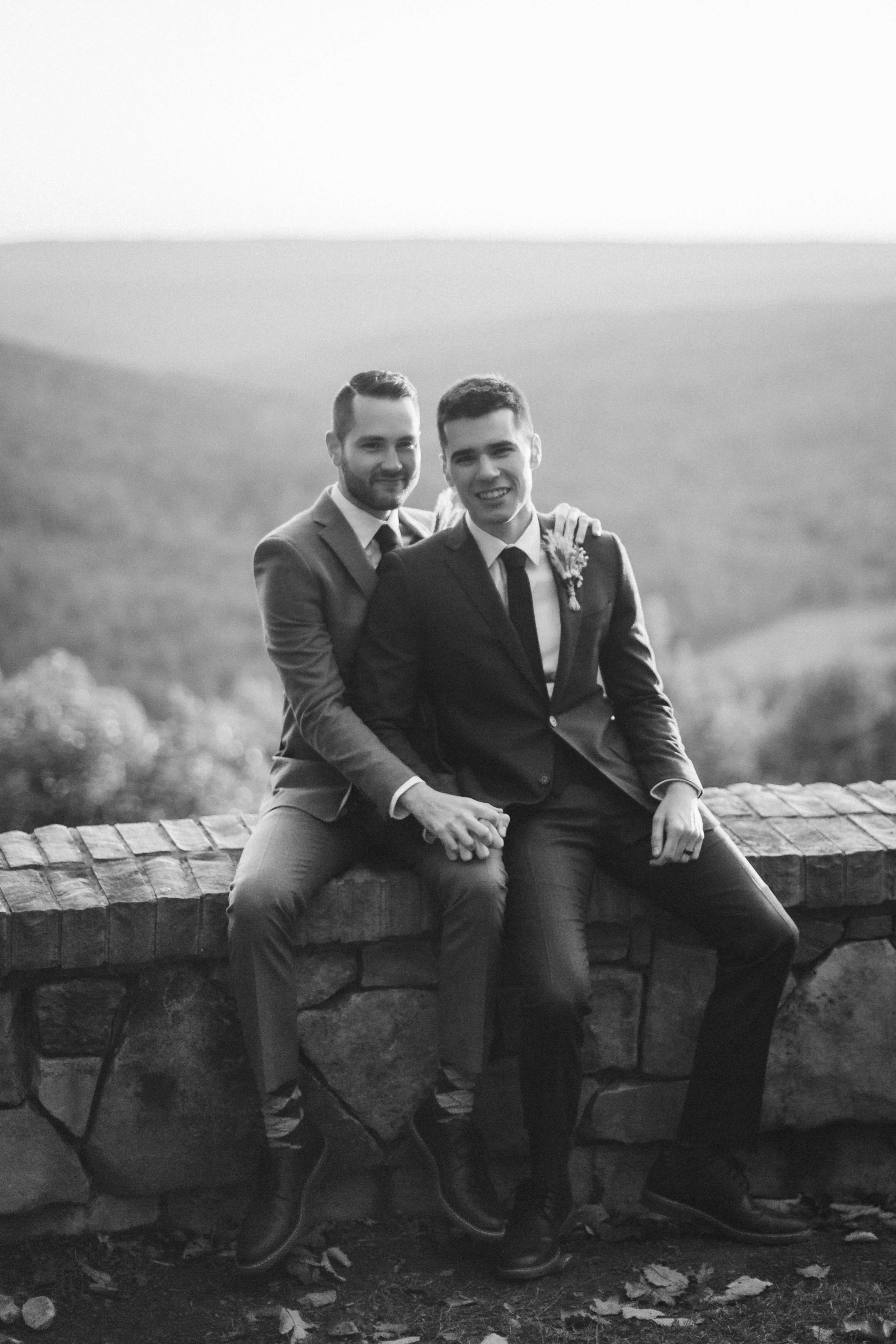 Golden hour newlywed portraits at Myers Point. Photo by OkCrowe Photography.