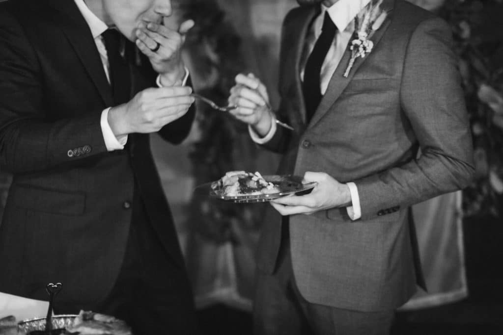 Rustic reception at Myers Point. Photo by OkCrowe Photography.