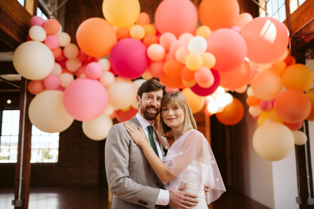 First look at the Turnbull Building in Chattanooga with colorful balloon installation. Photo by OkCrowe Photography.