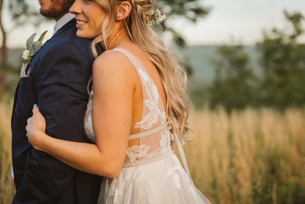 Sunset portraits at the Venue at Lilly Lou's. Photo by OkCrowe Photography.