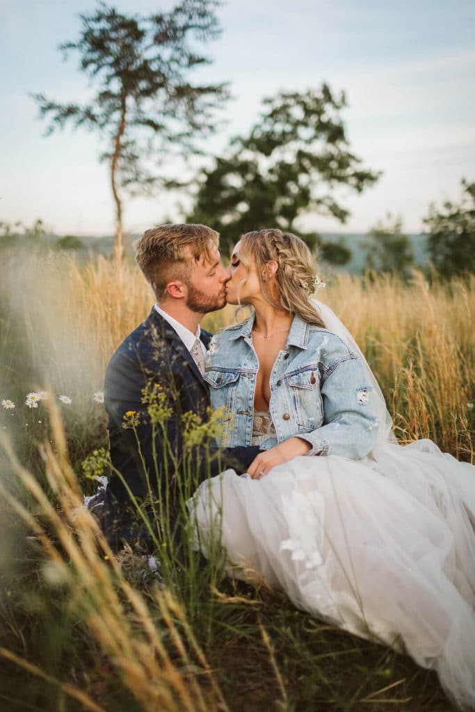 Sunset portraits at the Venue at Lilly Lou's. Photo by OkCrowe Photography.