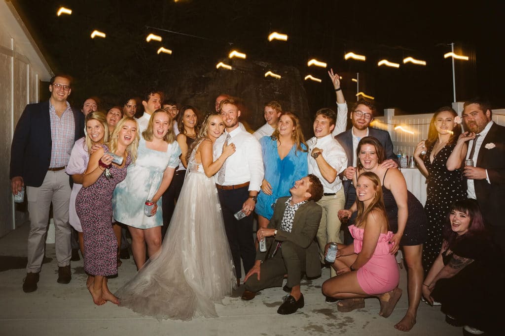 Greenhouse wedding reception at the Venue at Lilly Lou's. Photo by OkCrowe Photography.