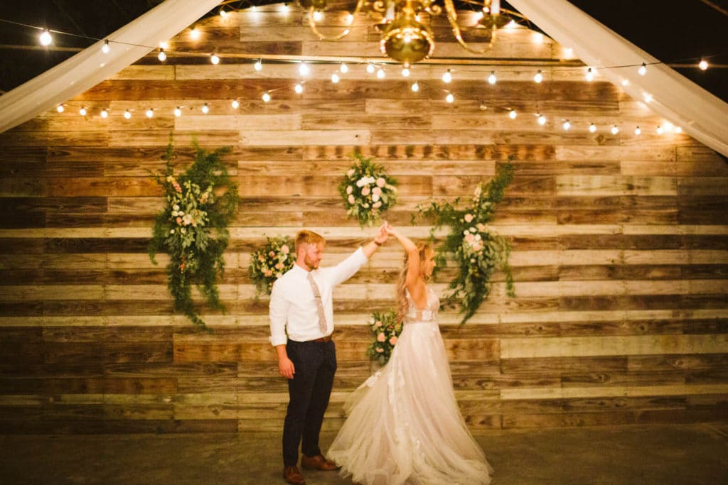 Portraits after dark at the Venue at Lilly Lou's. Photo by OkCrowe Photography.