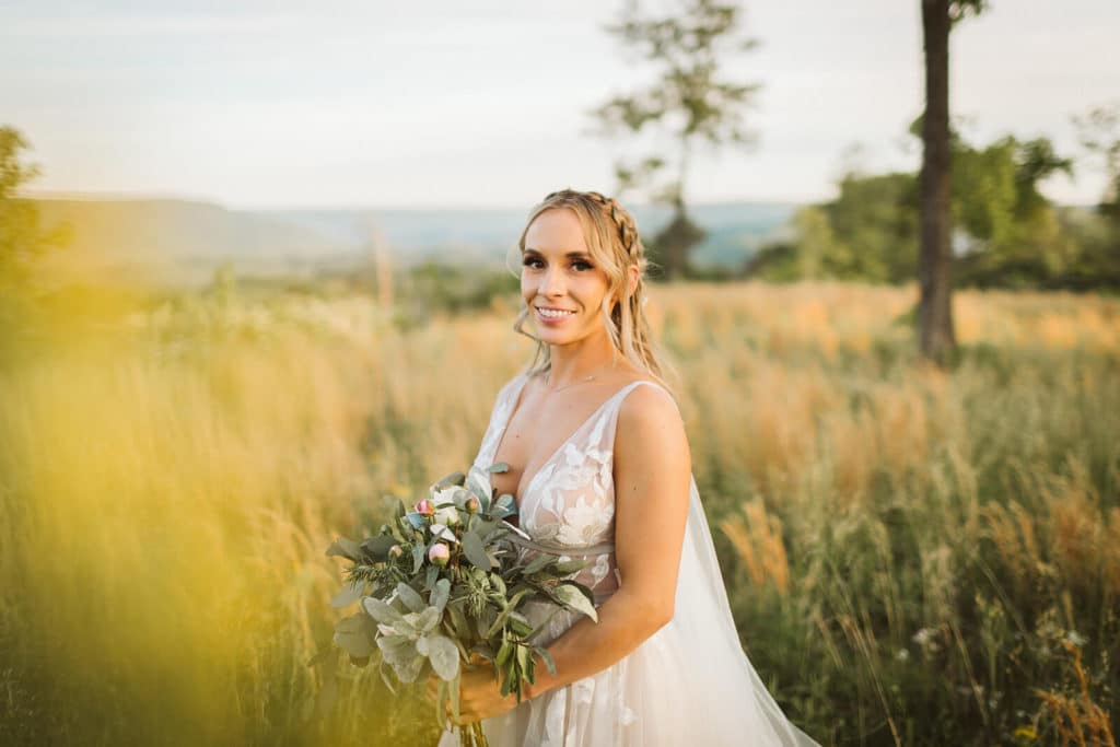 Sunset portraits at the Venue at Lilly Lou's. Photo by OkCrowe Photography.