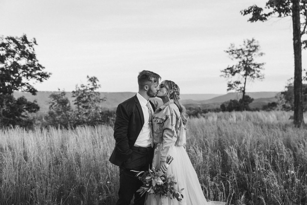 Sunset portraits at the Venue at Lilly Lou's. Photo by OkCrowe Photography.