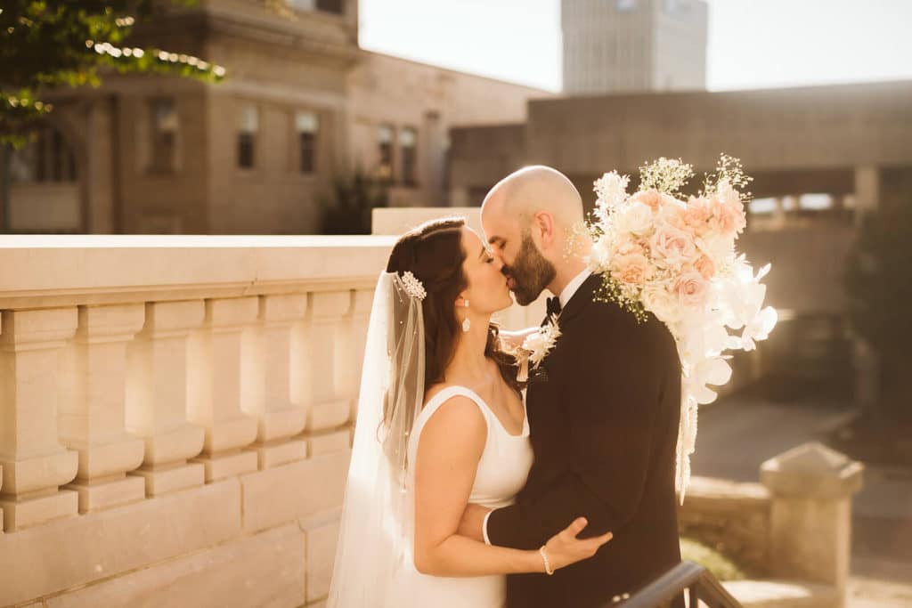 Newlywed portraits in Chattanooga. Photo by OkCrowe Photography.