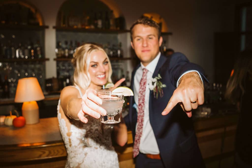 Newlywed portraits at the Common House in Chattanooga. Photo by OkCrowe Photography.