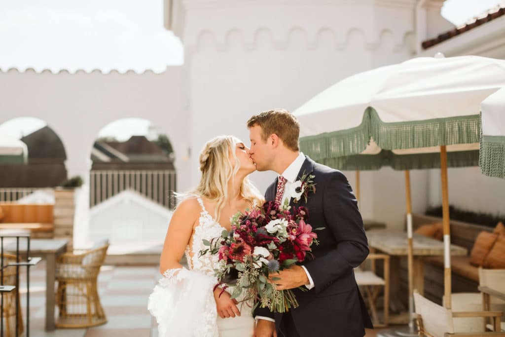 First look session and private vows at the Common House in Chattanooga. Photo by OkCrowe Photography.