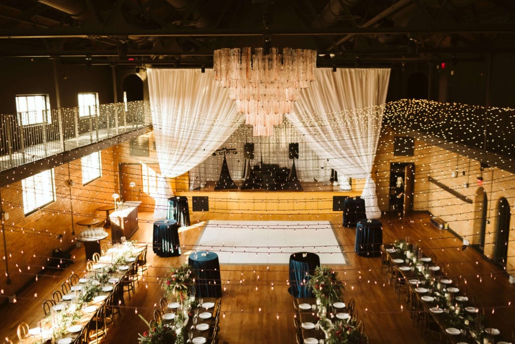 Venue details at the Common House in Chattanooga. Photo by OkCrowe Photography.