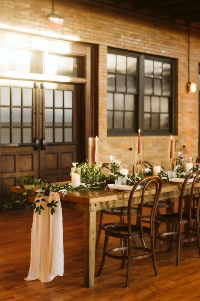 Venue details at the Common House in Chattanooga. Photo by OkCrowe Photography.