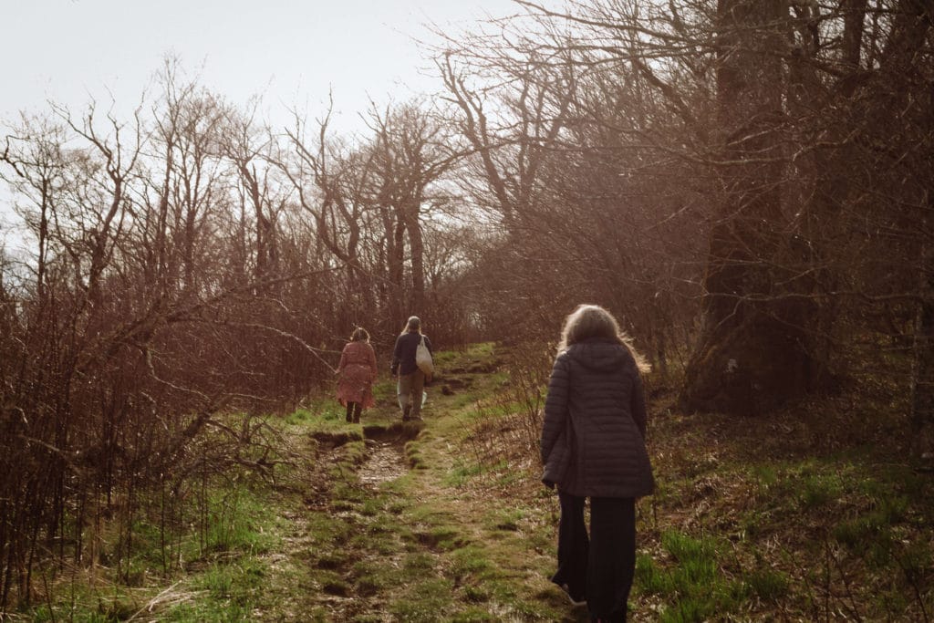 Getting ready for a secret North Carolina mountain elopement. Photo by OkCrowe Photography.