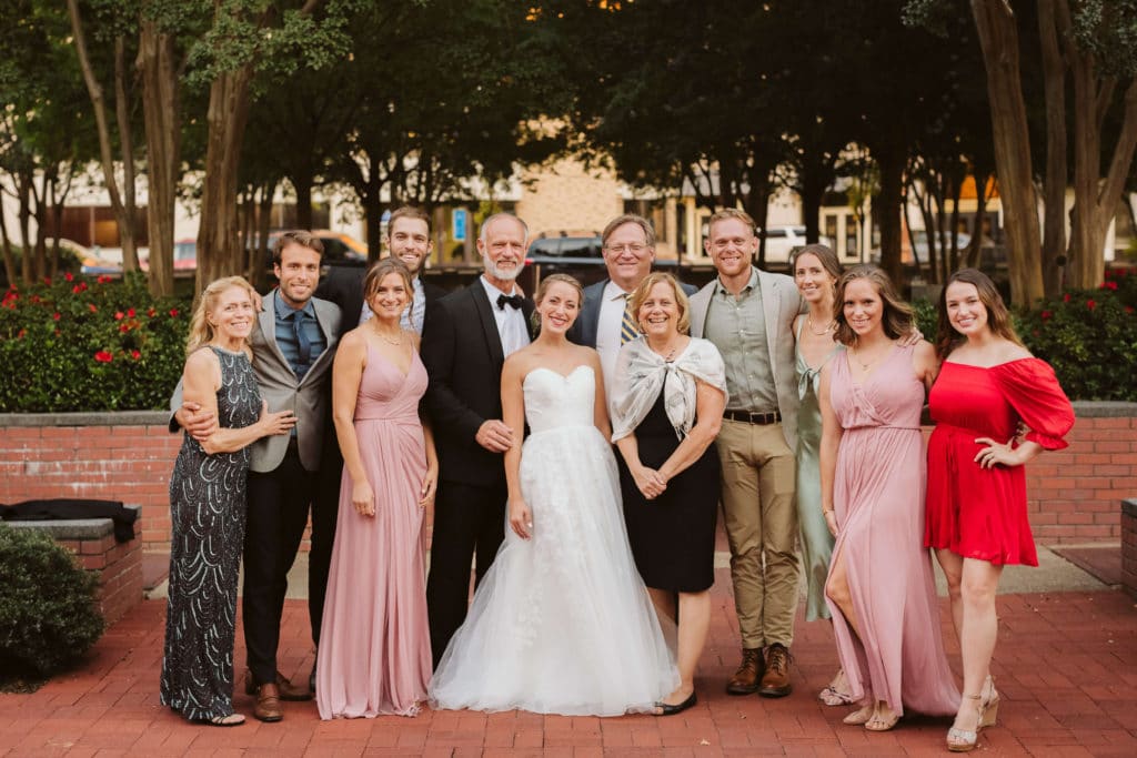 Family and friends portraits at the Basilica of Saints Peter and Paul. Photo by OkCrowe Photography.