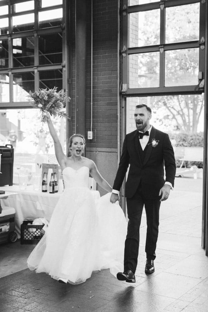 Reception at the Waterhouse Pavilion. Photo by OkCrowe Photography.