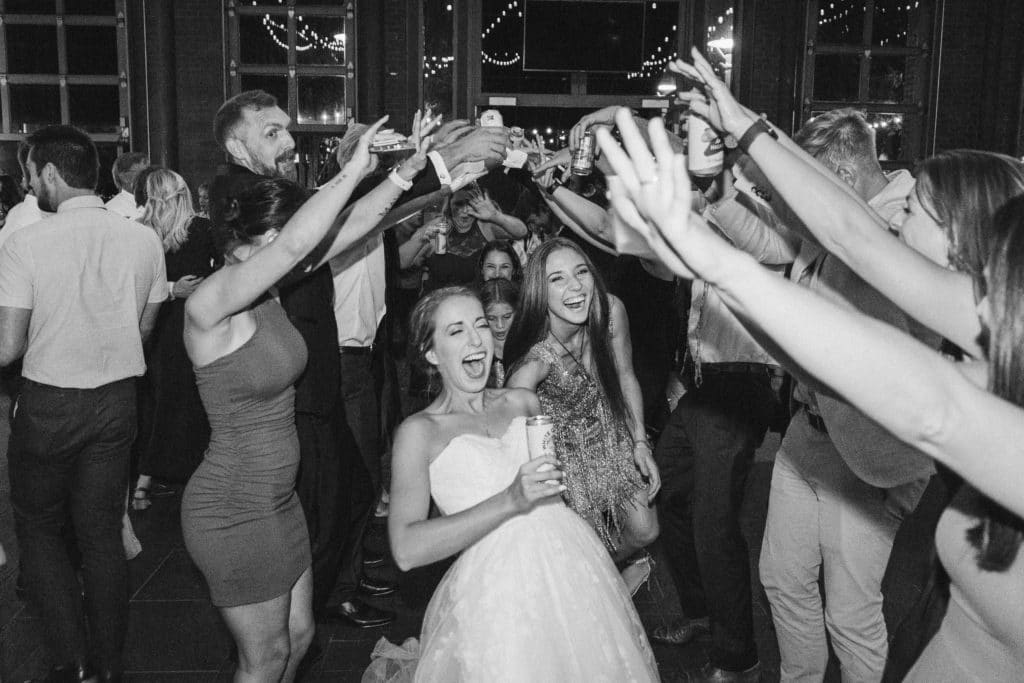 Reception at the Waterhouse Pavilion. Photo by OkCrowe Photography.