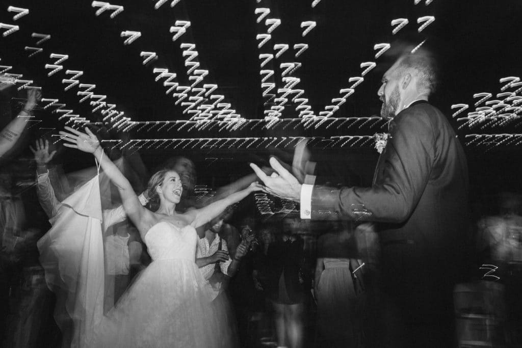 Reception at the Waterhouse Pavilion. Photo by OkCrowe Photography.