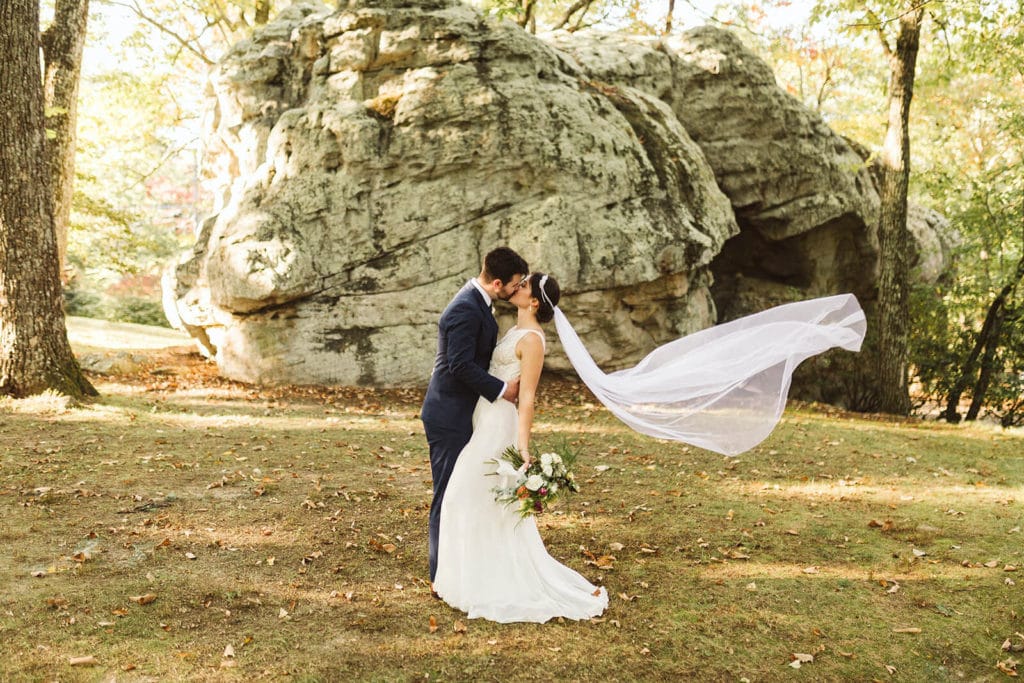 Bride and groom portraits at the Lookout Mountain Club. Photo by OkCrowe Photography.