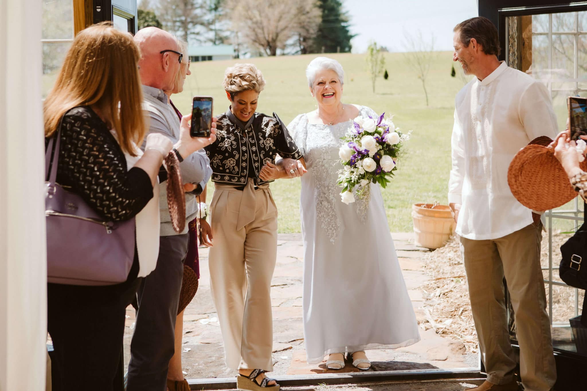 A Simple Vow Renewal at the Stunning Greenhouse Oasis at Moser Manor