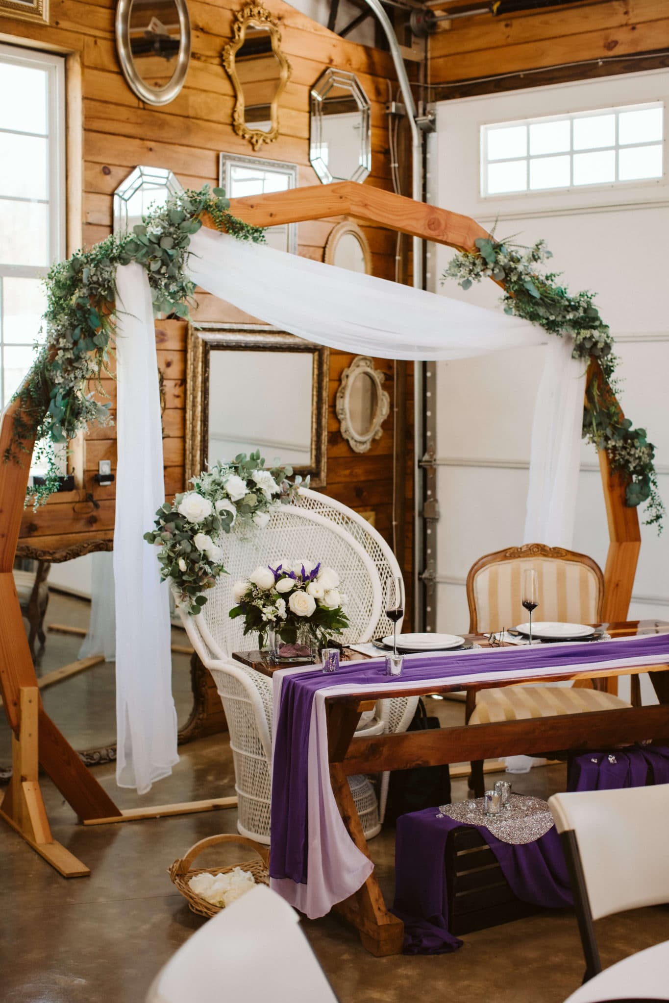 A Simple Vow Renewal at the Stunning Greenhouse Oasis at Moser Manor