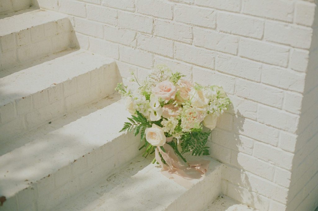 Wedding details in 35mm film. Photo by OkCrowe Photography.