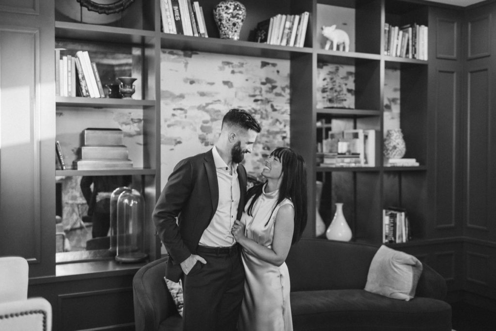 Rehearsal dinner photography coverage at the Edwin Hotel in Chattanooga. Photo by OkCrowe Photography.