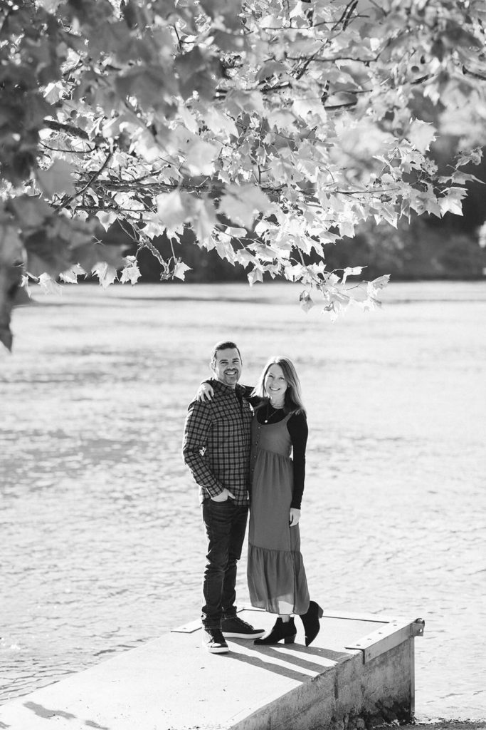 Dock locations in Chattanooga for engagement sessions. Photo by OkCrowe Photography.