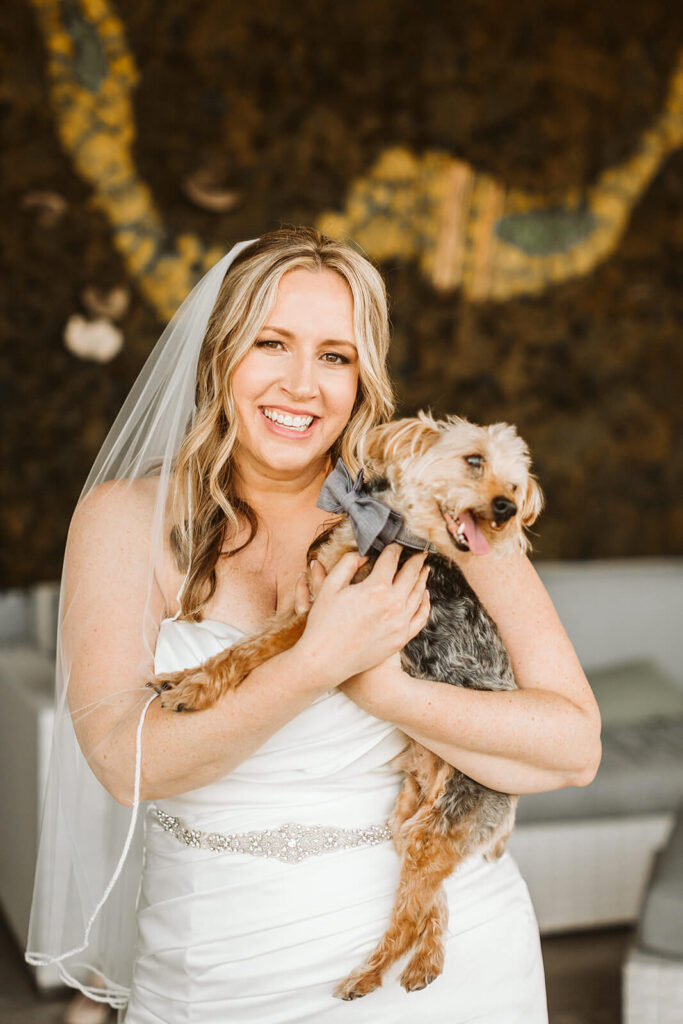 Ways to include your dog in your wedding. Photo by OkCrowe Photography.