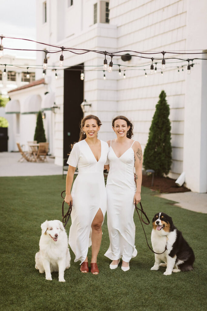 Ways to include your dog in your wedding. Photo by OkCrowe Photography.