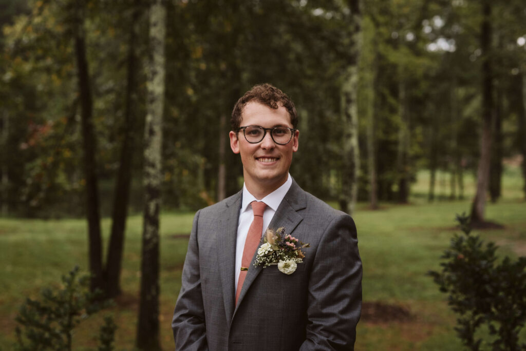 Bride and groom portraits at the Hidden Springs Venue. Photo by OkCrowe Photography. 