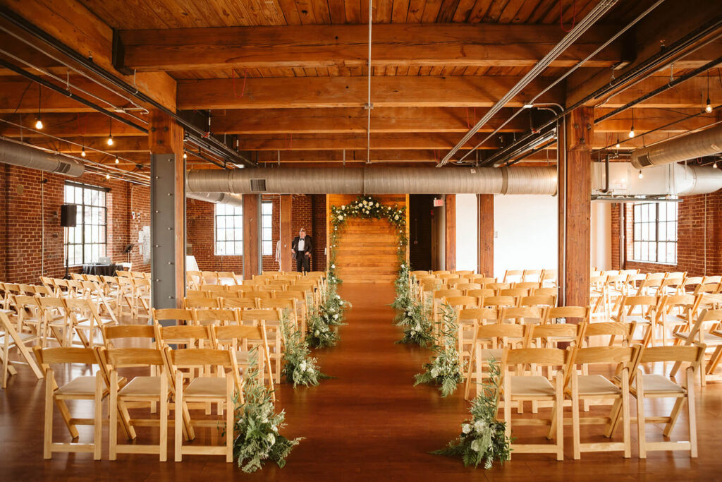 Weddings featuring the Turnbull Building's intimate third floor event space. Photo by OkCrowe Phtography.