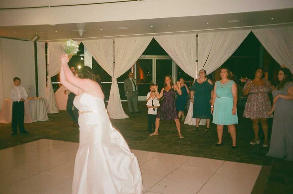35mm film photography for a wedding at the Hunter Museum in Chattanooga. Photo by OkCrowe Photography.