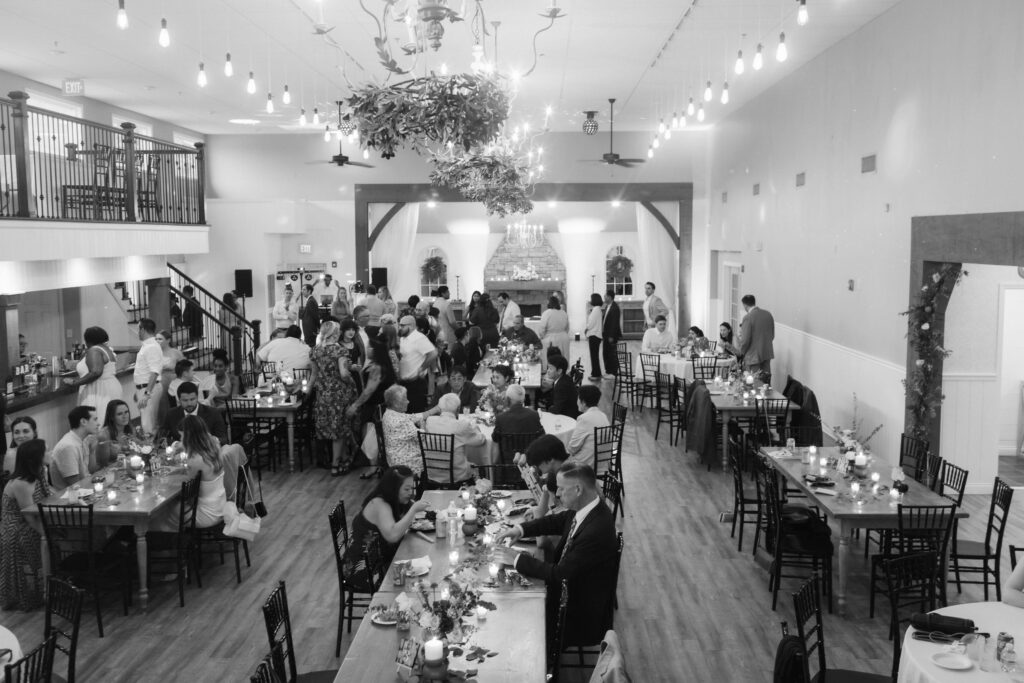Fun wedding reception at the Venue Chattanooga. Photo by OkCrowe Photography.
