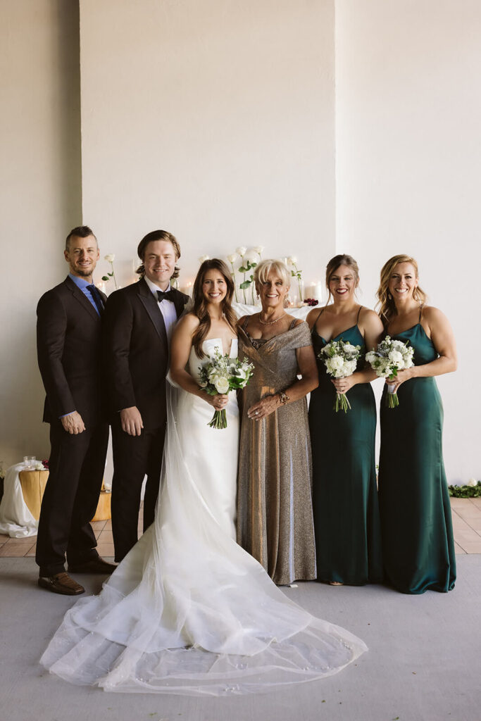 Friends and family portraits during a wedding at Parkside Hall in Chattanooga. Photo by OkCrowe Photography.
