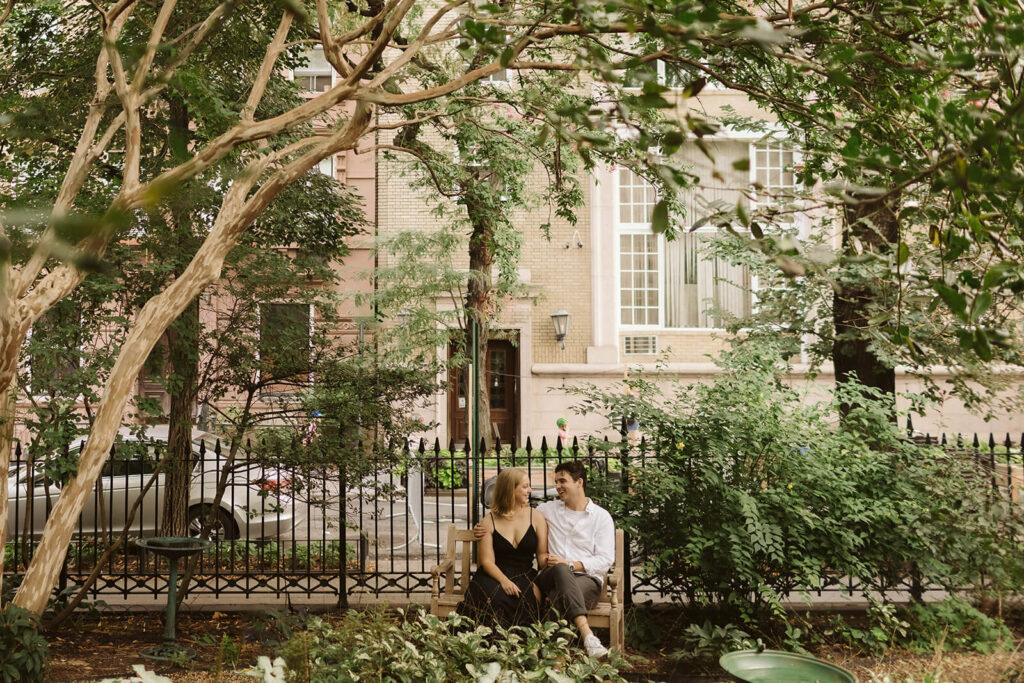 Engagement session in the West Village. Photo by OkCrowe Photography. 