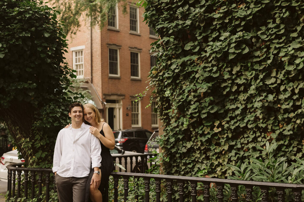 Engagement session in the West Village. Photo by OkCrowe Photography. 