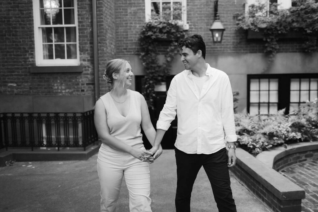 Engagement session in the West Village. Photo by OkCrowe Photography. 