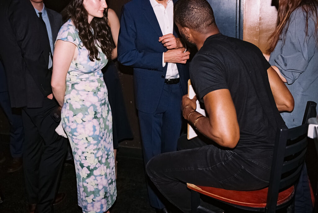 Wedding after-party at Union Hall in Brooklyn. Photo by OkCrowe Photography.