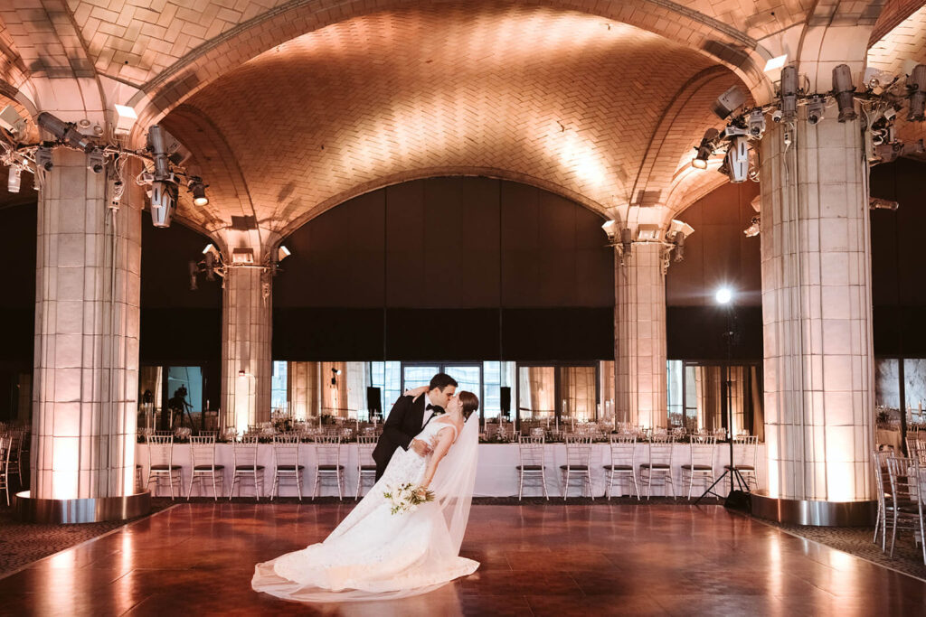 Wedding at Guastavino's in New York City. Photo by OkCrowe Photography.