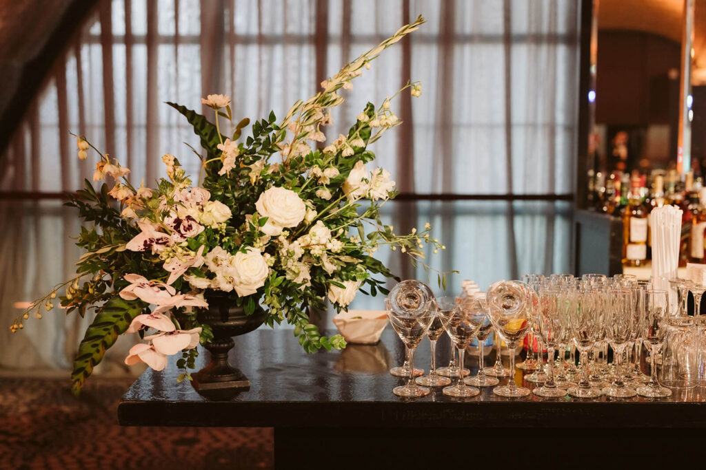 Wedding at Guastavino's in New York City. Photo by OkCrowe Photography.