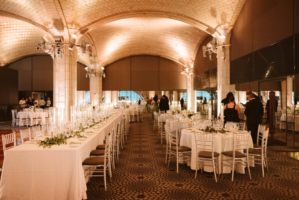 Wedding at Guastavino's in New York City. Photo by OkCrowe Photography.