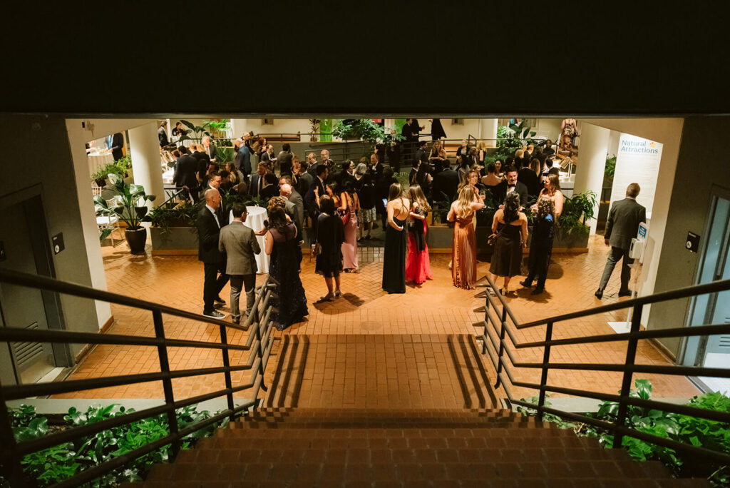 Wedding at the Brooklyn Botanic Gardens in New York City. Photo by OkCrowe Photography.