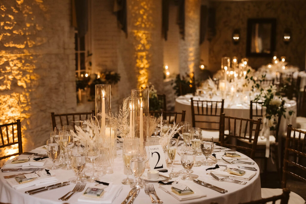 Reception at the Stone Mill in the New York Botanical Gardens. Photo by OkCrowe Photography.