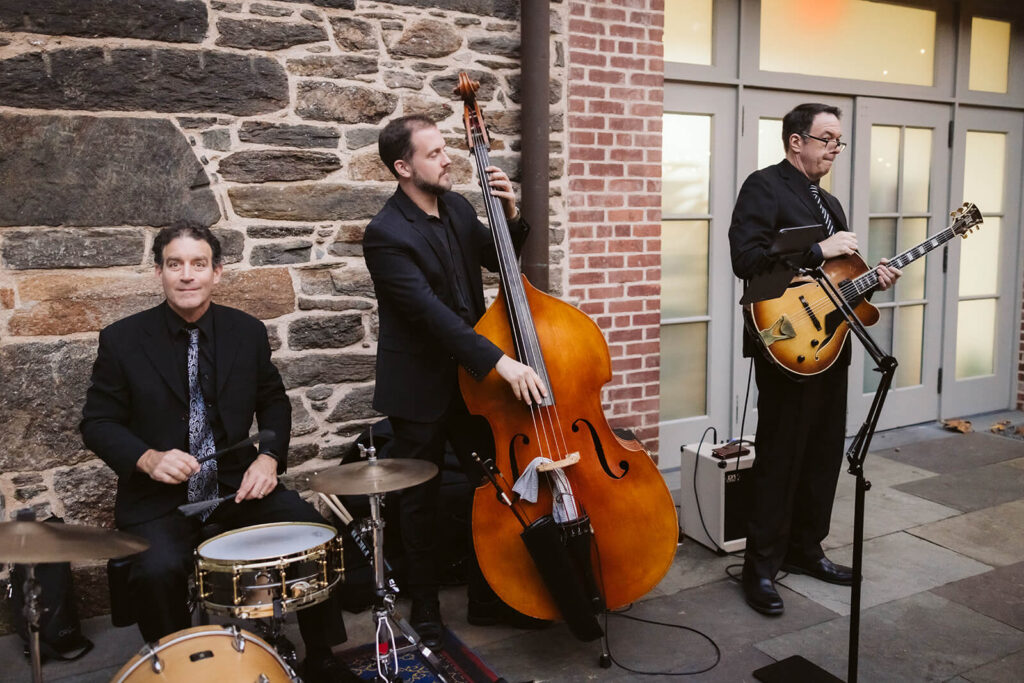 Reception at the Stone Mill in the New York Botanical Gardens. Photo by OkCrowe Photography.