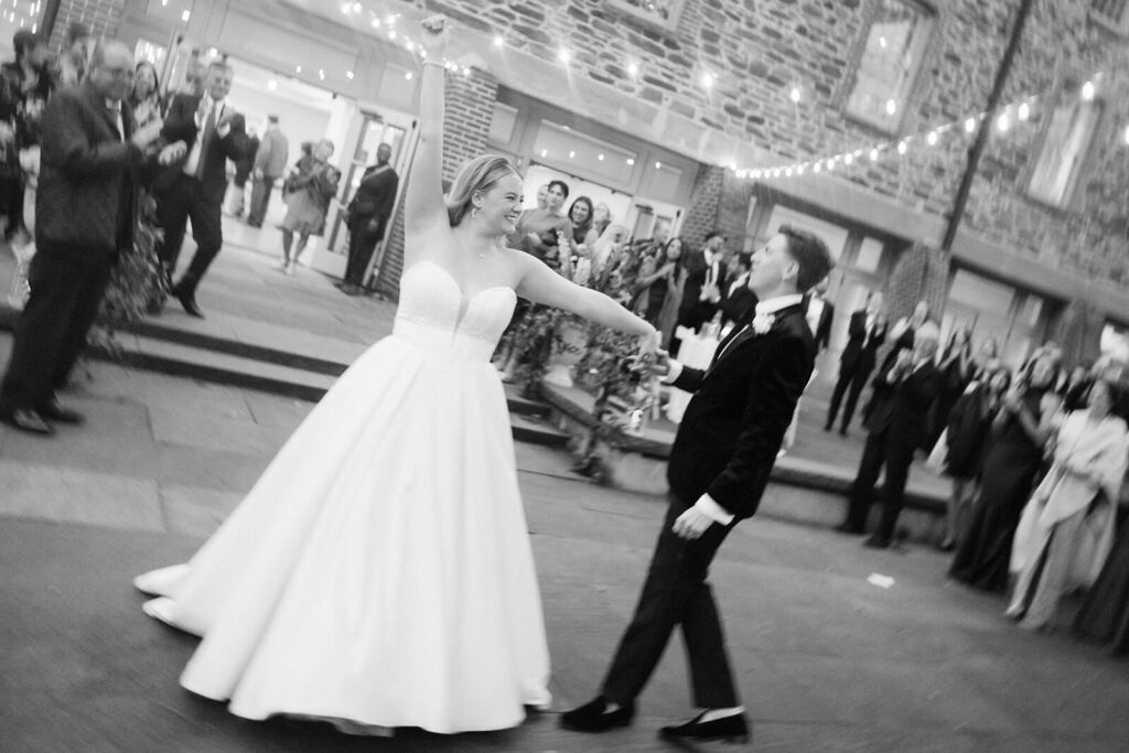 Reception at the Stone Mill in the New York Botanical Gardens. Photo by OkCrowe Photography.