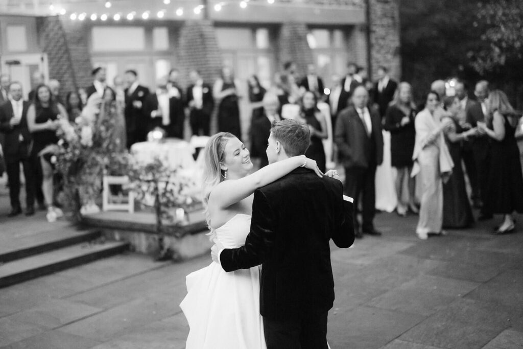 Reception at the Stone Mill in the New York Botanical Gardens. Photo by OkCrowe Photography.