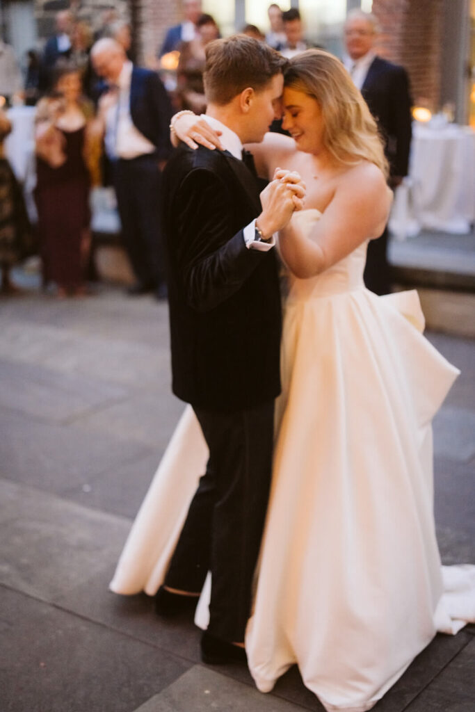 Reception at the Stone Mill in the New York Botanical Gardens. Photo by OkCrowe Photography.
